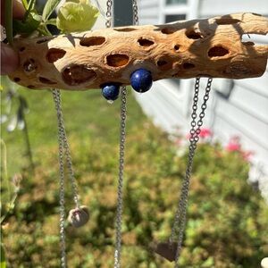 Chola Driftwood, sacred stone and Bead Wind Chime